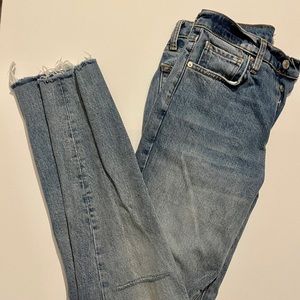Free People High Waisted Button Fly Jeans